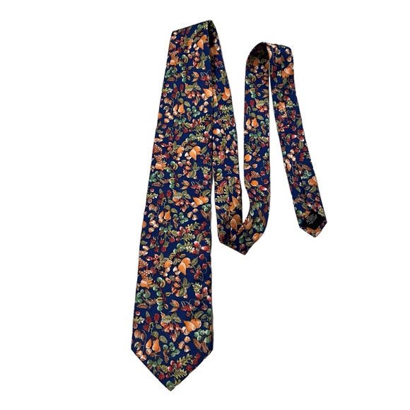 NWT, Vintage Banana Republic Safari & Travel Clothing Co Men's Cotton Floral Tie - Picture 4 of 13